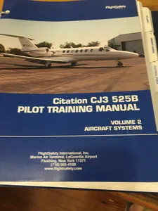 Cessna Citation CJ3,   525B  Pilot Training Manual, Vol .2 Aircraft Systems